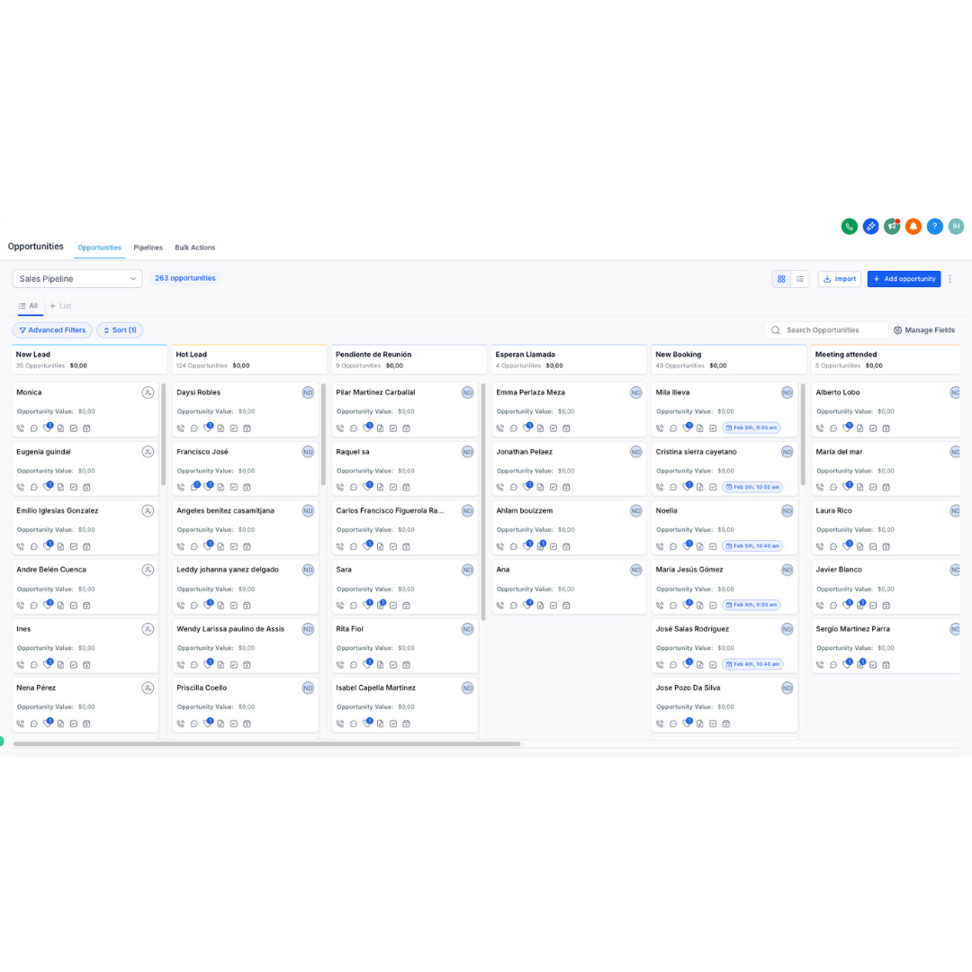 263 opportunities, fully managed